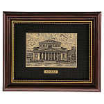 /17*22см Офорт черно-белый "Москва. Большой Театр" 