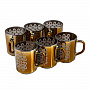 Набор 6 кружек 200 мл "Черное золото + Бесконечность", фотография 4. Интернет-магазин ЛАВКА ПОДАРКОВ