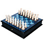Шахматы с фигурами из кости "Ледовое побоище" 45х45 см, фотография 1. Интернет-магазин ЛАВКА ПОДАРКОВ