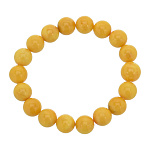 824000/9,00 г  Янтарь БРАСЛЕТ ШАРЫ ЖЕЛТЫЙ ЯНТАРЬ
