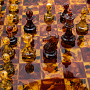 Шахматы янтарные "Дебют" 30х30 см, фотография 6. Интернет-магазин ЛАВКА ПОДАРКОВ