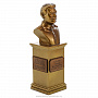 Деревянная резная скульптура "Бюст И.В.Сталин". Высота 26,5 см, фотография 6. Интернет-магазин ЛАВКА ПОДАРКОВ