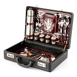 0059832/02-4м серебро  НАБОР "ПОДАРОЧНЫЙ" для пикника