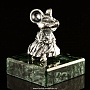 Статуэтка из серебра "Крыса", фотография 1. Интернет-магазин ЛАВКА ПОДАРКОВ