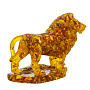 Статуэтка из янтаря "Лев", фотография 3. Интернет-магазин ЛАВКА ПОДАРКОВ