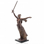 Деревянная резная скульптура "Родина Мать". Высота 43 см, фотография 1. Интернет-магазин ЛАВКА ПОДАРКОВ