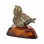 Статуэтка с янтарем "Воробушек", фотография 3. Интернет-магазин ЛАВКА ПОДАРКОВ