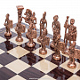 Шахматы с металлическими фигурами "Римляне" 37х37 см, фотография 2. Интернет-магазин ЛАВКА ПОДАРКОВ