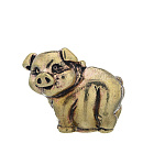 0070376 Бронза статуэтка Поросенок