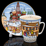 0070061 Фарфор Кофейная пара "ЦАРЬ- ГРАД" объем 165 мл