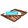 Лото в резном чемоданчике с шахматами и шашками  "Арабеска", фотография 3. Интернет-магазин ЛАВКА ПОДАРКОВ