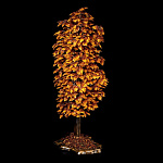 0055403-НП ДЕРЕВО ДЕНЕЖНОЕ ЯНТАРНОЕ на подставке, выс.130см, ширина подст.55см 1085л.