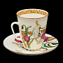 Кофейная пара 165 мл "Какаду с часами", фотография 2. Интернет-магазин ЛАВКА ПОДАРКОВ