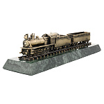 Настольный набор из бронзы и камня "Поезд"