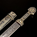0048693 Серебро 875* КИНЖАЛ МАЛЫЙ сувенирный  гравировка,  в П/У