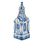 7458 Гжель Штоф "Терем" Авт.Исаев С.В.