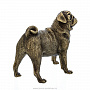 Бронзовая скульптура "Собака Мопс", фотография 5. Интернет-магазин ЛАВКА ПОДАРКОВ