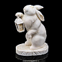 Скульптура из кости "Кролик с фонариком", фотография 3. Интернет-магазин ЛАВКА ПОДАРКОВ