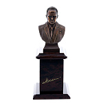 0056253/20см Обсидиан Скульптура "КОСЫГИН"(бюст)