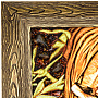 Картина янтарная "Тигр" 60х80 см, фотография 3. Интернет-магазин ЛАВКА ПОДАРКОВ