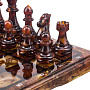 Шахматы с янтарными фигурами 28х28 см, фотография 5. Интернет-магазин ЛАВКА ПОДАРКОВ