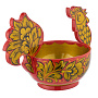 Конфетница "Петух". Хохлома, фотография 3. Интернет-магазин ЛАВКА ПОДАРКОВ