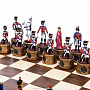 Шахматы деревянные с металлическими фигурами "Битва при Ватерлоо", фотография 2. Интернет-магазин ЛАВКА ПОДАРКОВ