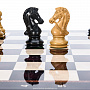 Подарочные шахматы с фигурами ручной работы 48х48 см, фотография 5. Интернет-магазин ЛАВКА ПОДАРКОВ