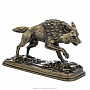 Бронзовая скульптура "Волк", фотография 2. Интернет-магазин ЛАВКА ПОДАРКОВ