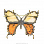 Брошь с янтарной вставкой "Бабочка", фотография 2. Интернет-магазин ЛАВКА ПОДАРКОВ
