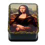 Шкатулка с росписью "Джоконда", фотография 1. Интернет-магазин ЛАВКА ПОДАРКОВ