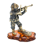 0071807/2346 Профессия Музыкант Скрипач Сувенир (коньячный)