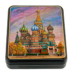Шкатулка с художественной росписью "Москва. Осень"