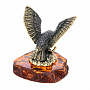 Статуэтка с янтарем "Орел", фотография 2. Интернет-магазин ЛАВКА ПОДАРКОВ