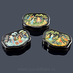 /16*15*4см Художественная роспись Шкатулка "Сказки.Садко" /115