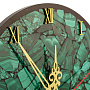 Часы настольные из малахита. Златоуст, фотография 3. Интернет-магазин ЛАВКА ПОДАРКОВ
