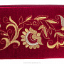 Очечник бархатный "Грезы". Бордовый с золотой вышивкой, фотография 3. Интернет-магазин ЛАВКА ПОДАРКОВ