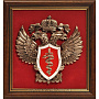 Настольная мини плакетка "Герб ФСКН РФ" 20 х 21 см, фотография 1. Интернет-магазин ЛАВКА ПОДАРКОВ