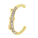 0071361/ДББКС516897  Бижутерия БРОШЬ БУКВА"С" золотая