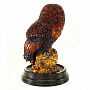 Скульптура из янтаря "Мудрая сова", фотография 3. Интернет-магазин ЛАВКА ПОДАРКОВ