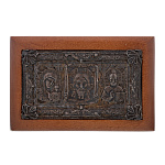 Икона автомобильная "Триптих" 10х6,5 см