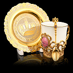 0063006 Златоуст НАБОР кофейный "Шапка Мономаха" 