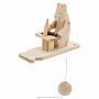 Богородская деревянная игрушка "Медведь с закуской", фотография 3. Интернет-магазин ЛАВКА ПОДАРКОВ