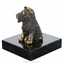 Бронзовая статуэтка "Собачка" средняя, фотография 3. Интернет-магазин ЛАВКА ПОДАРКОВ
