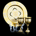 Питейный набор на 2 персоны. Златоуст