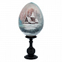 Яйцо пасхальное на подставке "Зима", фотография 1. Интернет-магазин ЛАВКА ПОДАРКОВ