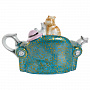 Чайник "Диван". Гжель, фотография 2. Интернет-магазин ЛАВКА ПОДАРКОВ