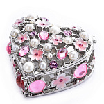 0030808 Традиции ФАБЕРЖЕ Сувенир-ШКАТУЛКА"ДРАГОЦЕННОЕ СЕРДЦЕ"