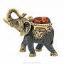 Статуэтка с янтарем "Слон Лаос", фотография 3. Интернет-магазин ЛАВКА ПОДАРКОВ