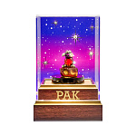 Статуэтка из янтаря и бронзы "Знак Зодиака Рак"